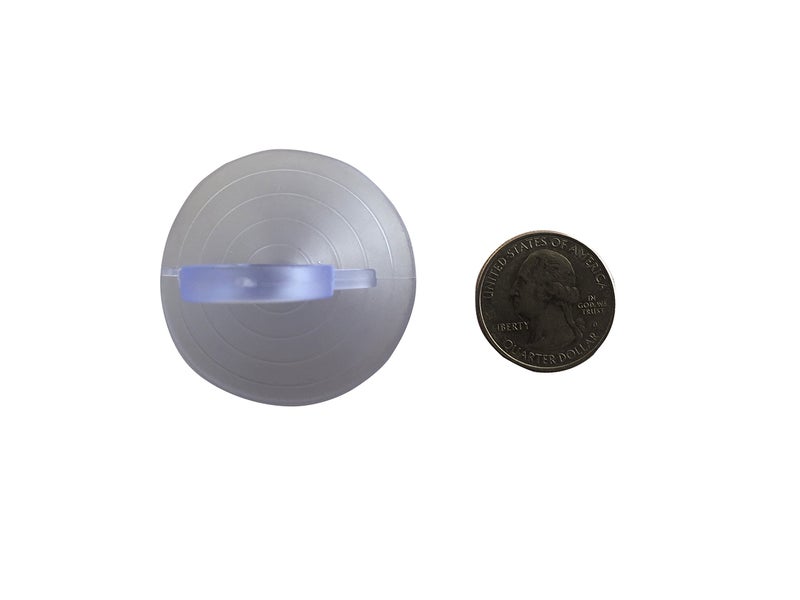 GiftWrap Etc. Clear Plastic Suction Cups with Loops - 4.5 cm (1.75 in) Wide, Set of 10 - Image 4